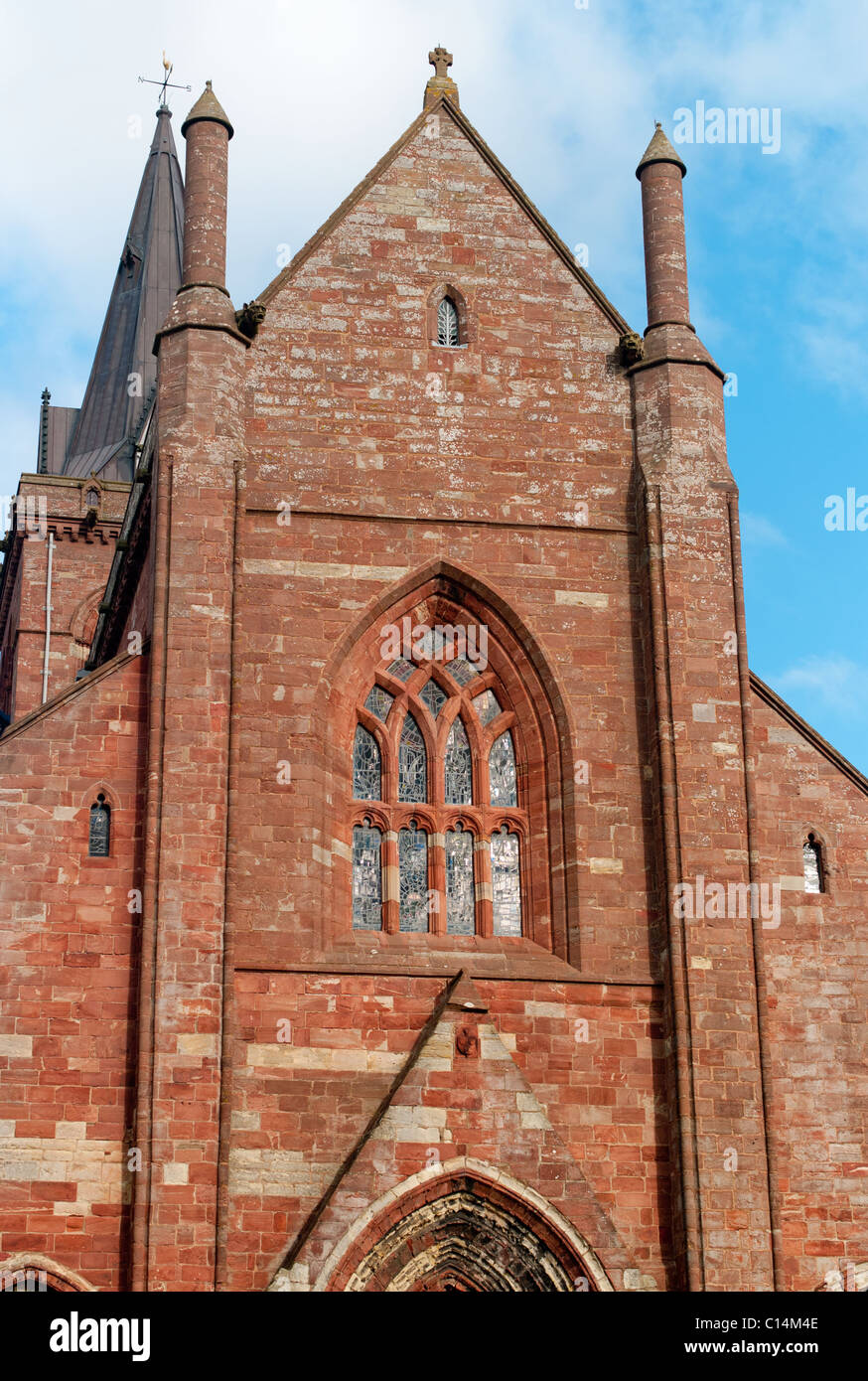 SAINT MAGNUS CATHEDRAL KIRKWALL ORKNEY ISLANDS SCOTLAND UNITED KINGDOM Stock Photo