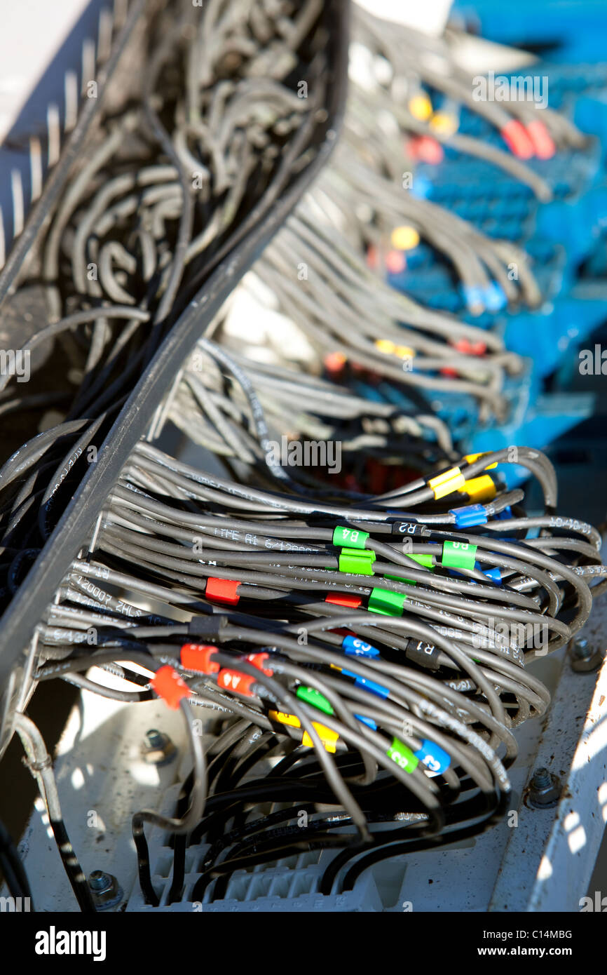 Cable looms Stock Photo Alamy