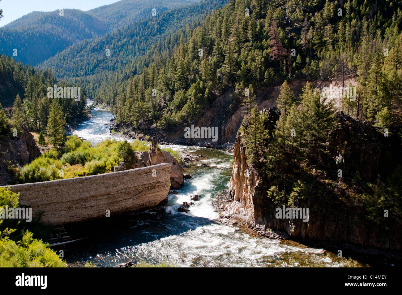 Sunbeam Hot Springs,Damn,,Salmon River,Yankee Fork,Highway 75/ 93
