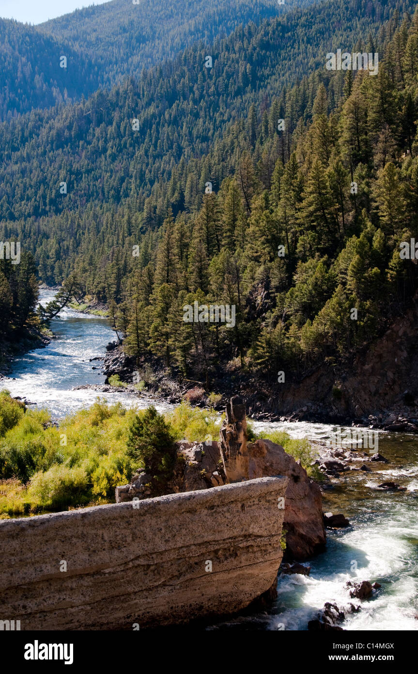 Sunbeam Hot Springs,Damn,,Salmon River,Yankee Fork,Highway 75/ 93