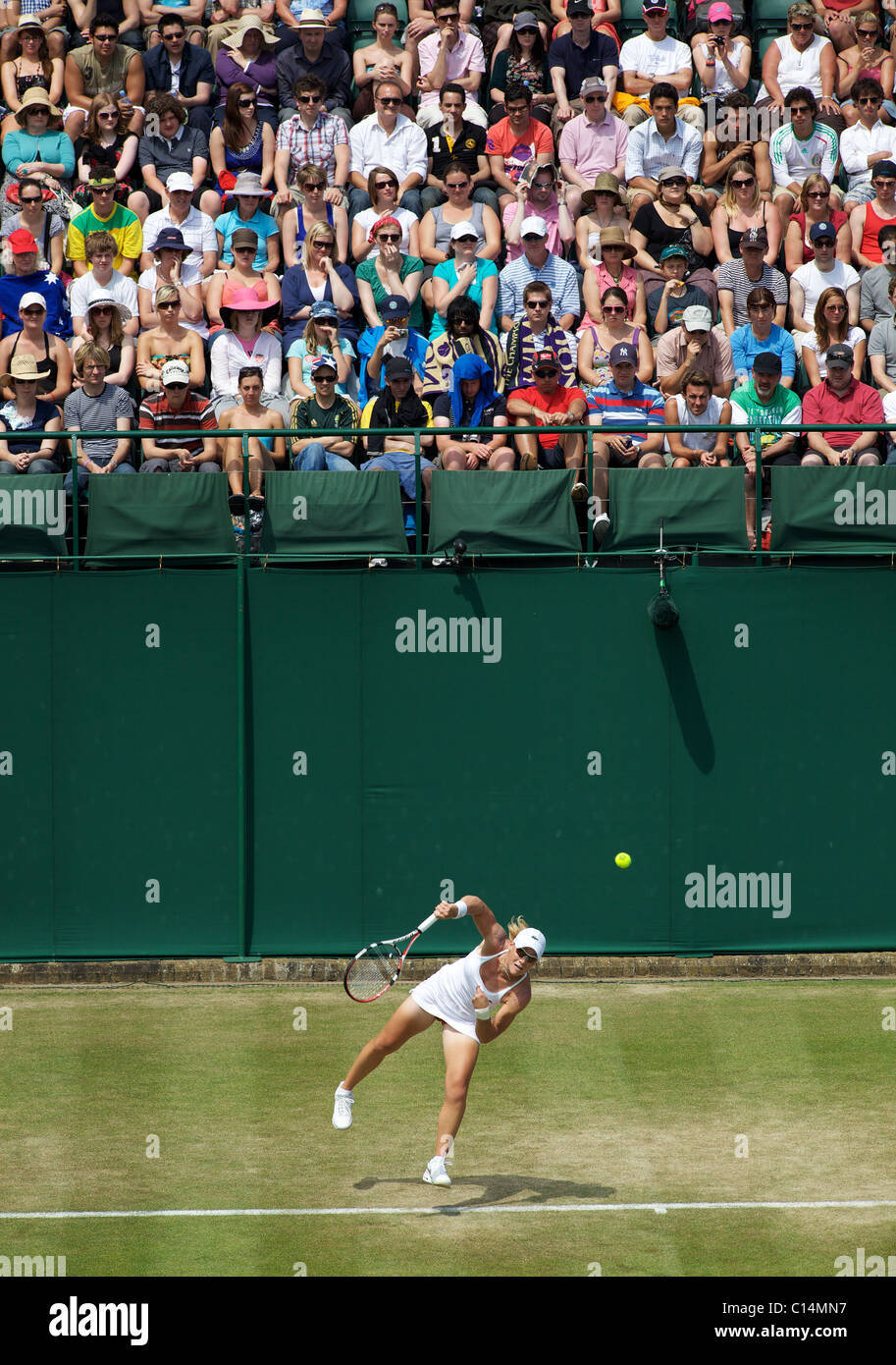 Sam Stosur, Australia , in action at the All England Lawn Tennis ...