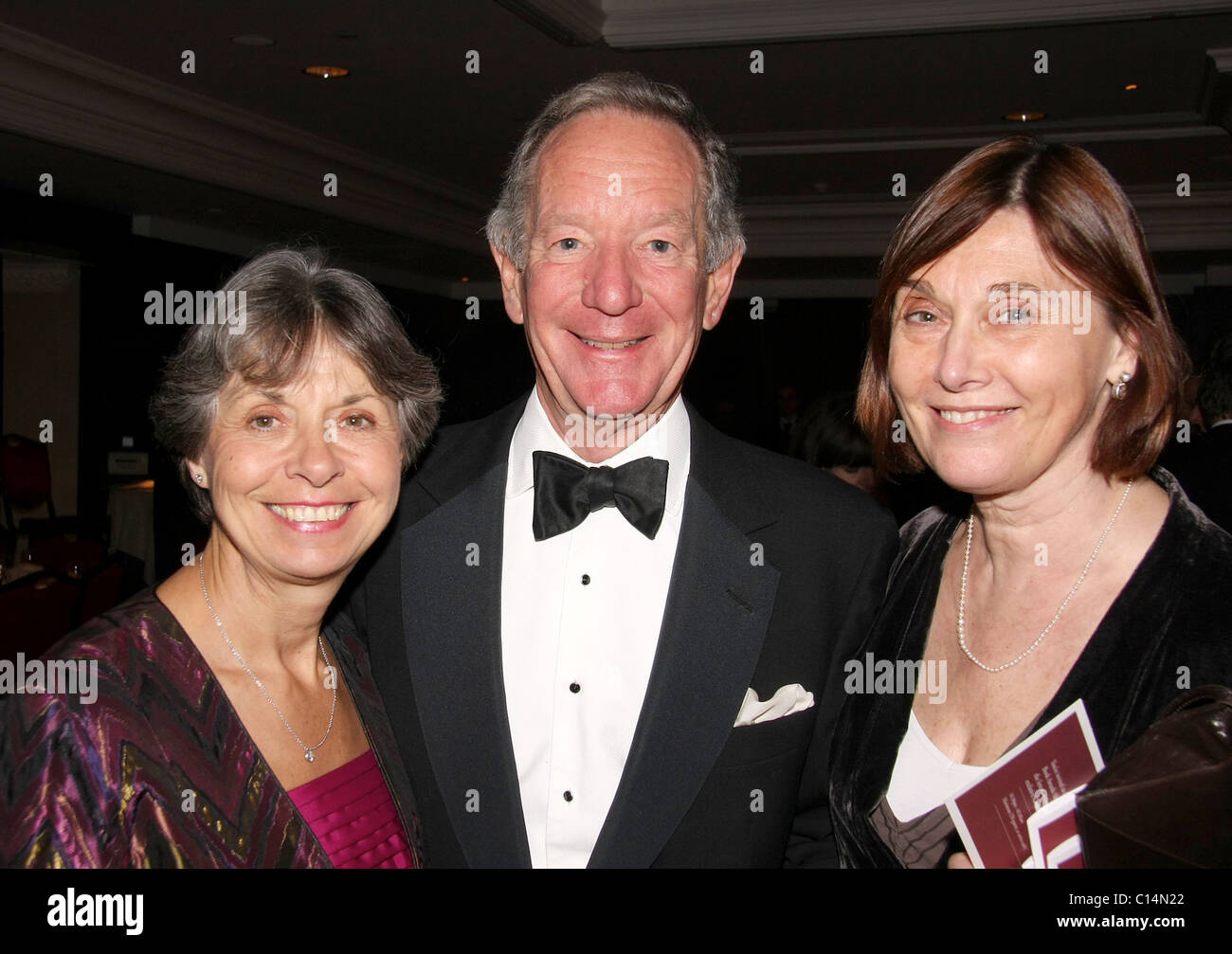 Michael Buerk and guest  2008 Costa Book of the Year held at the Intercontinental Hotel - inside London, England - 27.01.09 Stock Photo