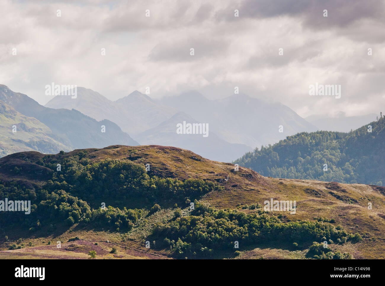 GLEN SHIEL HIGHLAND SCOTLAND UNITED KINGDOM Stock Photo