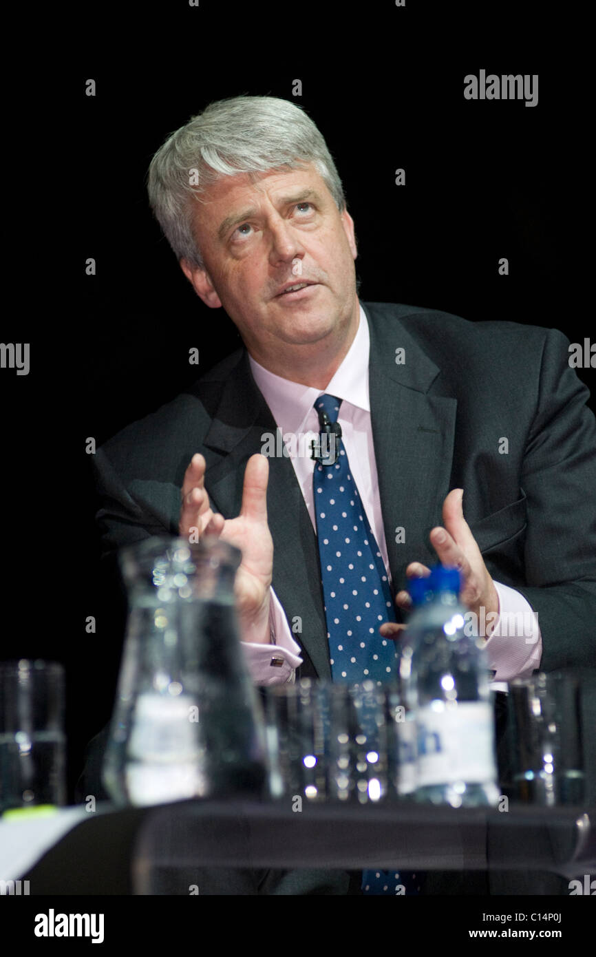 Andrew Lansley M.P. Leader of the House of Commons Stock Photo