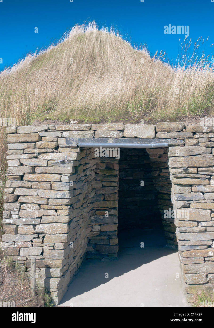SKARA BRAE ORKNEY ISLANDS SCOTLAND UNITED KINGDOM Stock Photo