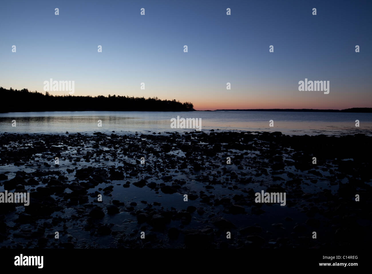 Seal Harbor Sunrise, Acadia National Park, Maine Stock Photo Alamy