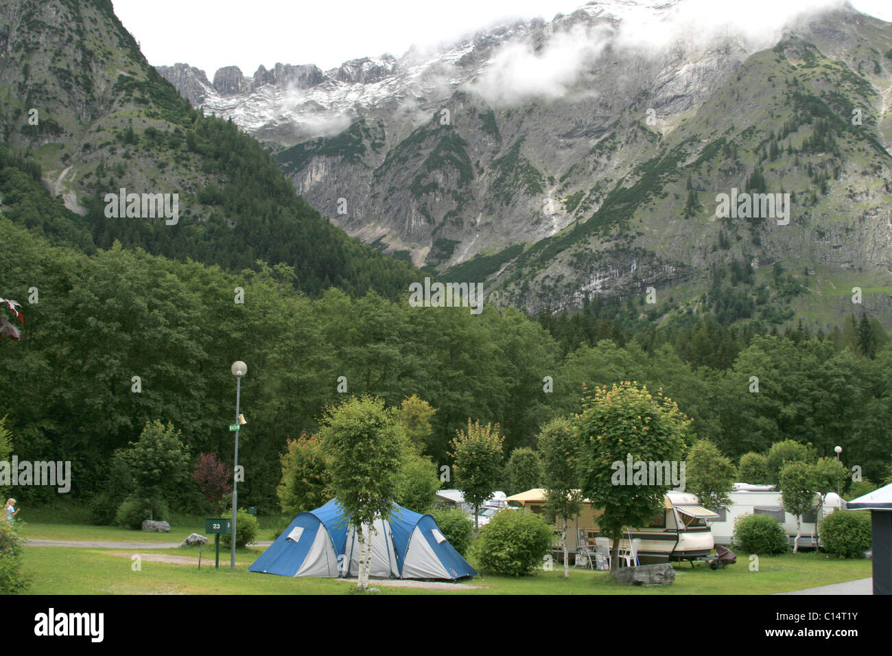 Austria camping hi-res stock photography and images - Alamy