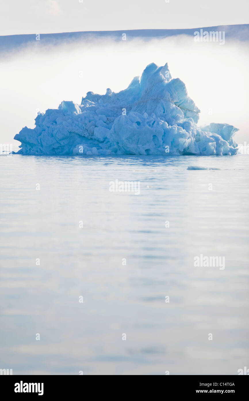 Iceberg, Croker Bay, Devon Island, Qikiqtaaluk Region, Nunavut, Canada. Stock Photo