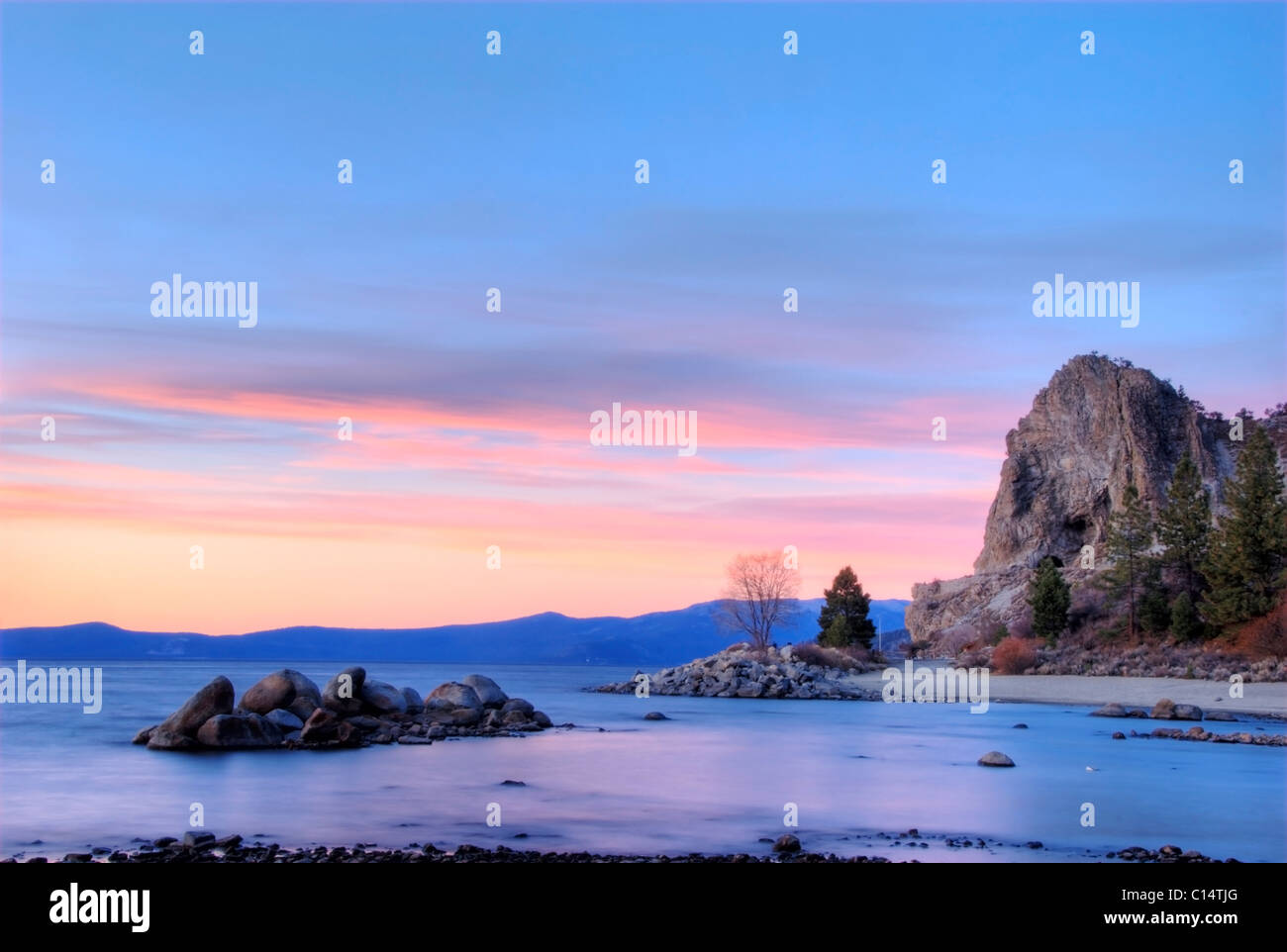 Cave rock and tahoe hires stock photography and images Alamy