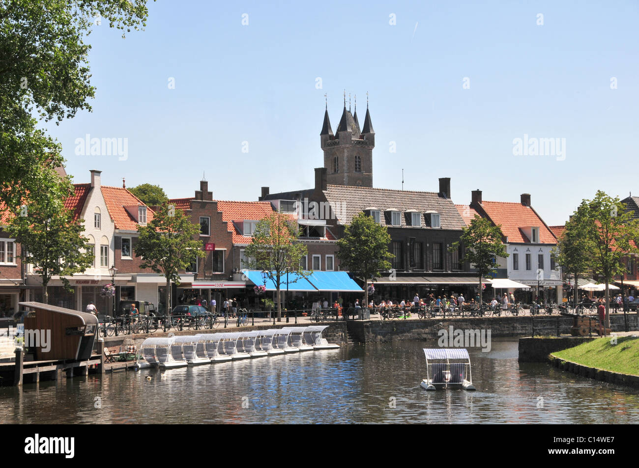 Sluis in Zeeland, Netherlands Stock Photo