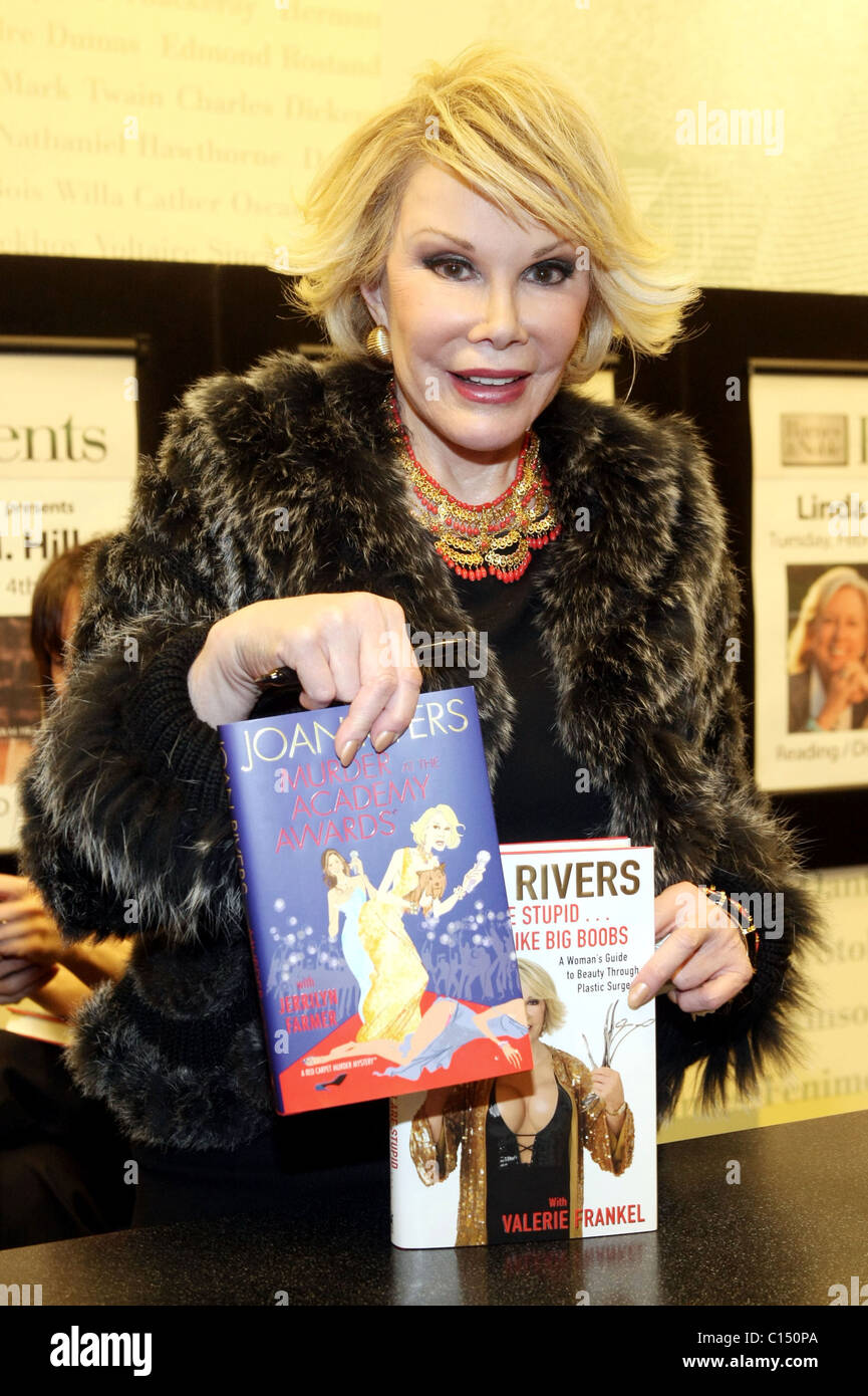 Joan Rivers Signs Copies Of Her New Book Men Are Stupid And They Like Big Boobs At Barnes