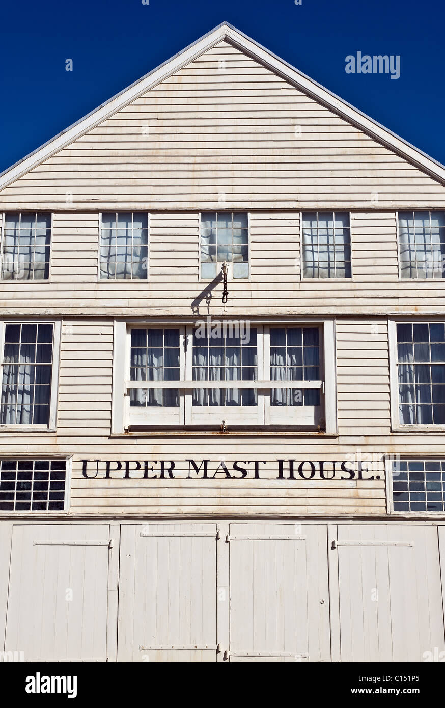 The Upper Mast House at the Chatham Historic Dockyard in Kent. Stock Photo