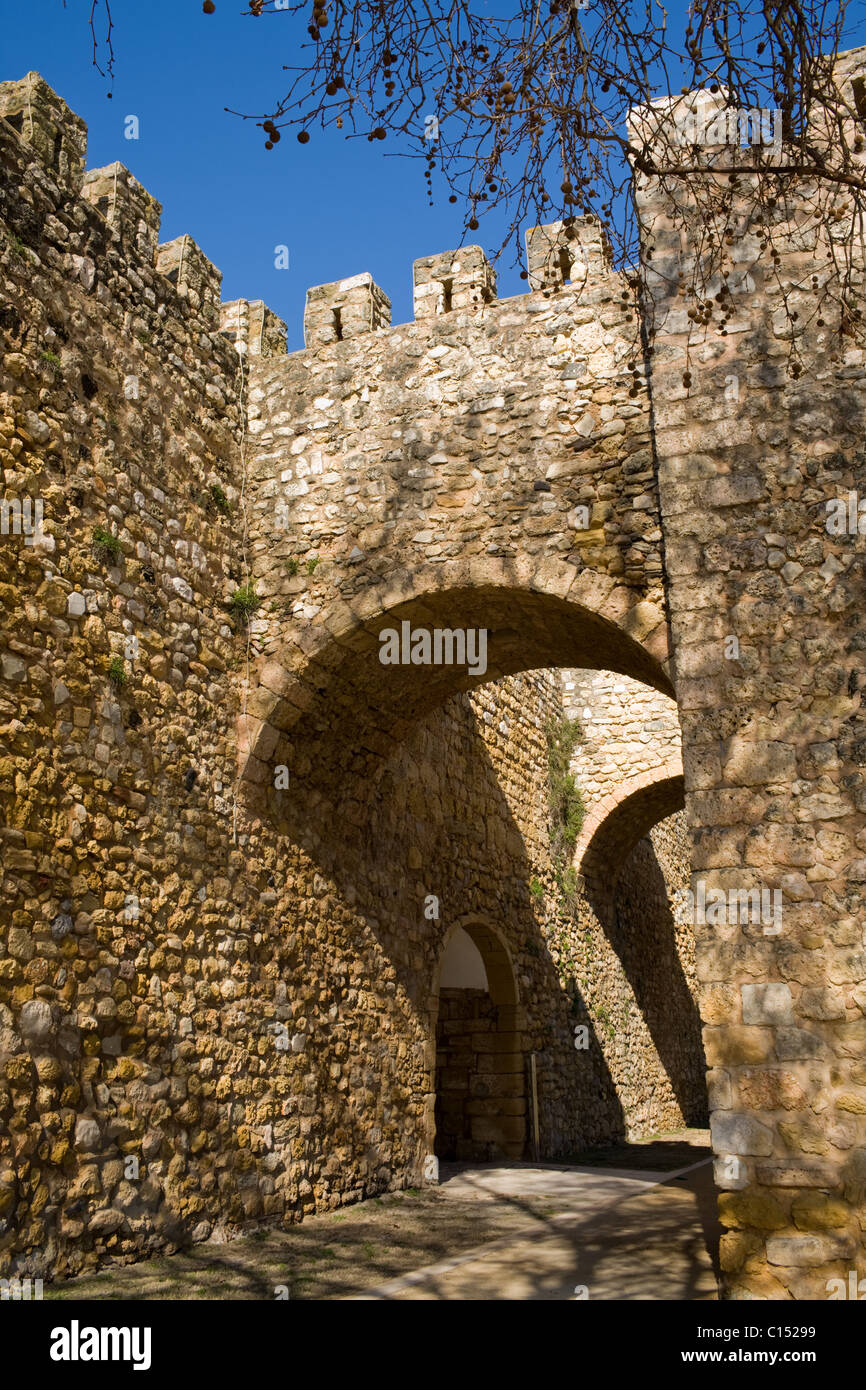 São Gonçalo Gate, Lagos, the Algarve, Portugal Stock Photo