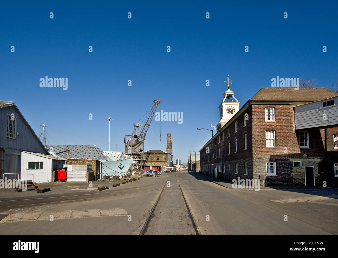 The Chatham Historic Dockyard in Kent. Photograph by Gordon Scammell