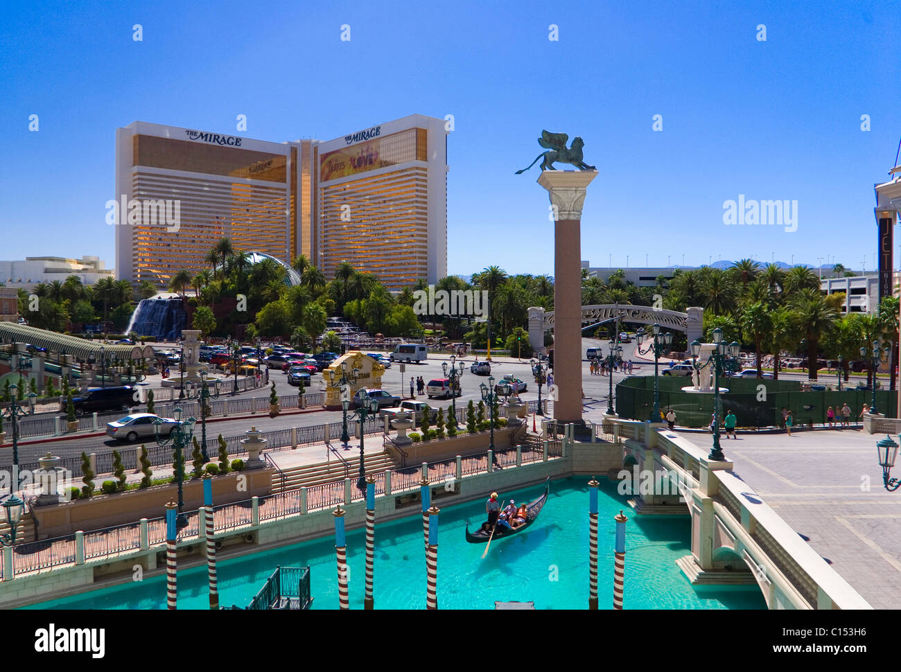 Las vegas venetian canals hi-res stock photography and images - Alamy