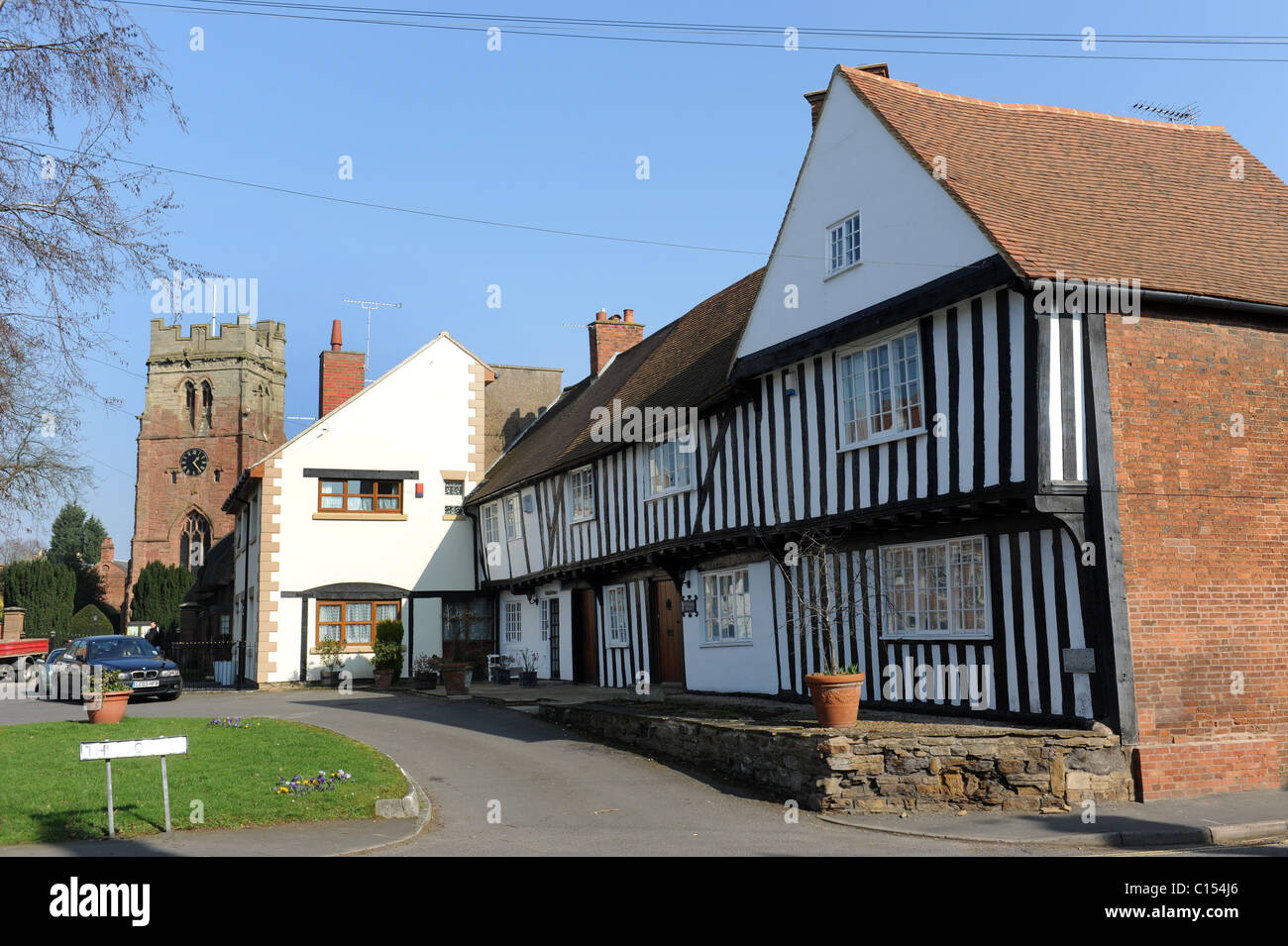 Guy Fawkes house in The village of Dunchurch In Warwickshire England Uk Stock Photo