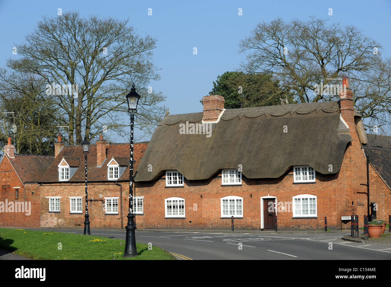 The village of Dunchurch In Warwickshire England Uk Stock Photo