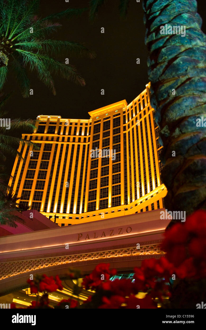 The Palazzo Hotel Casino At Night Stock Photo Alamy The palazzo hotel casino at night stock photo alamy