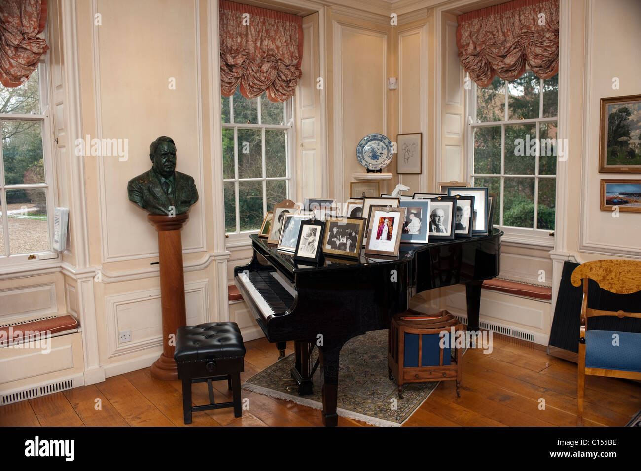 Arundells, The home of former Prime Minister of Great Britain Sir Edward Heath, near Salisbury  Cathedral in Southern England. Stock Photo