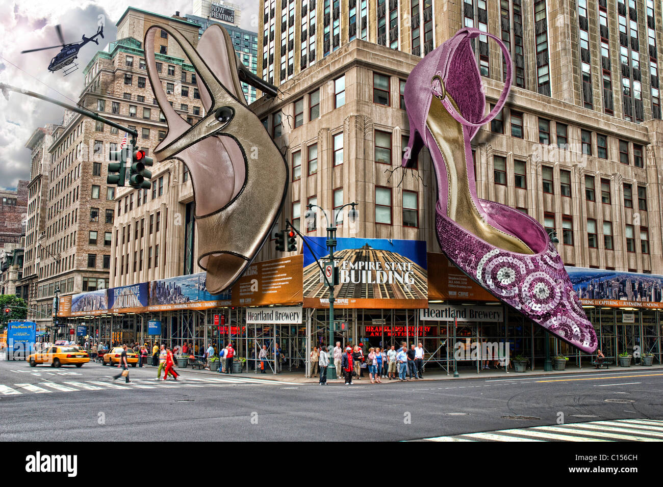 New York shoes Stock Photo Alamy