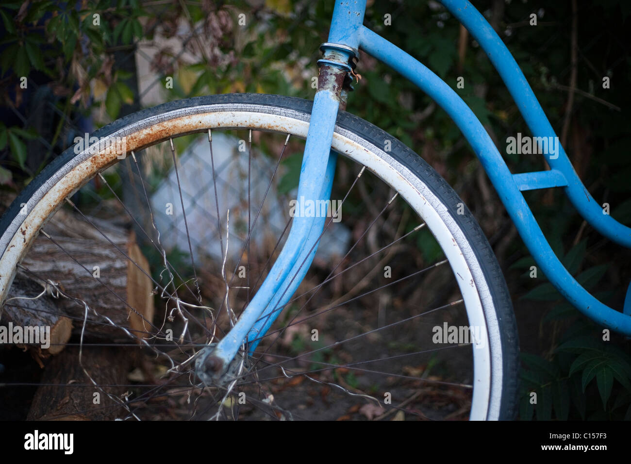 bike wheel Stock Photo