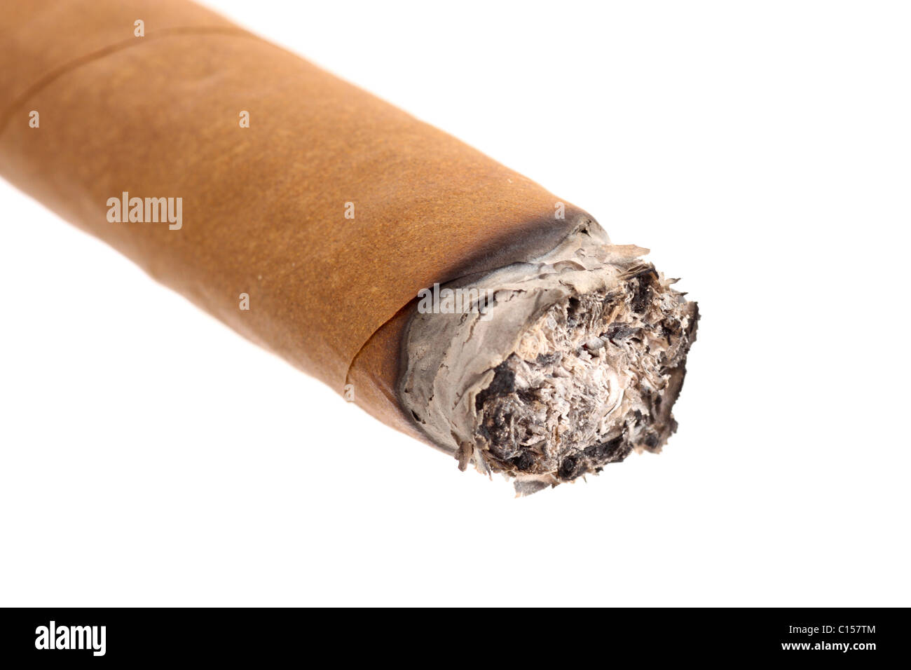 Tip Of A Lit Cigar Stock Image Tip Of A Lit Cigar Stock Image