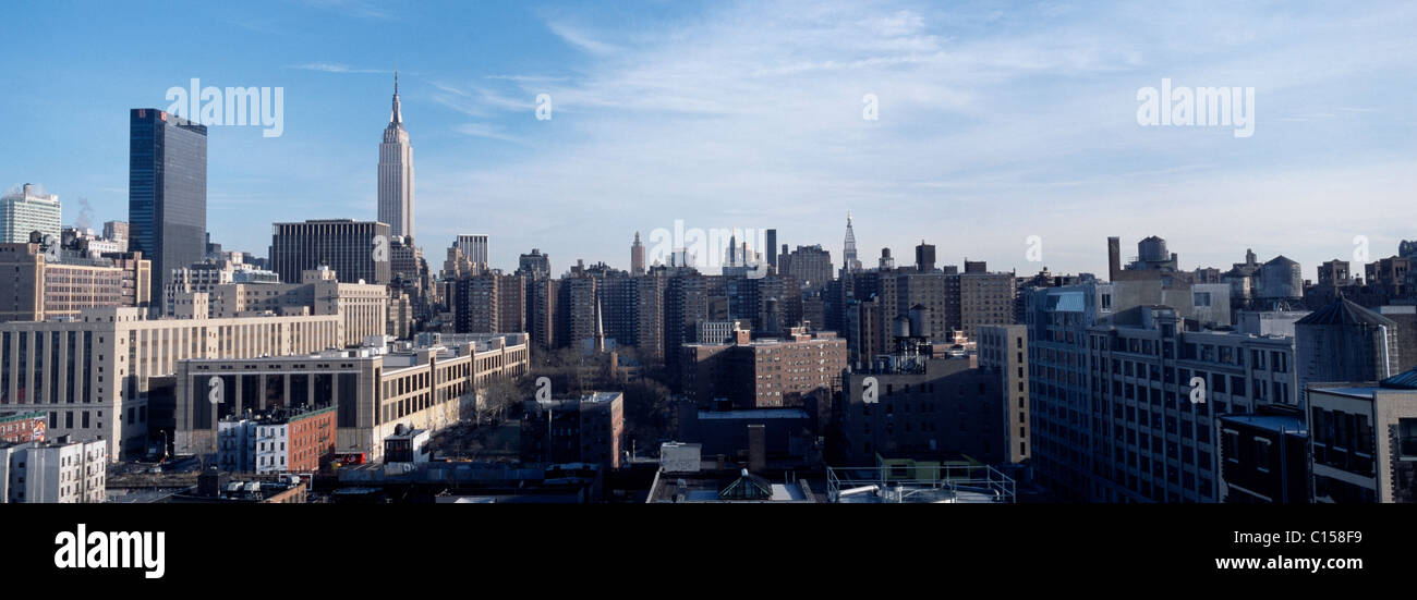 New York City skyline Stock Photo
