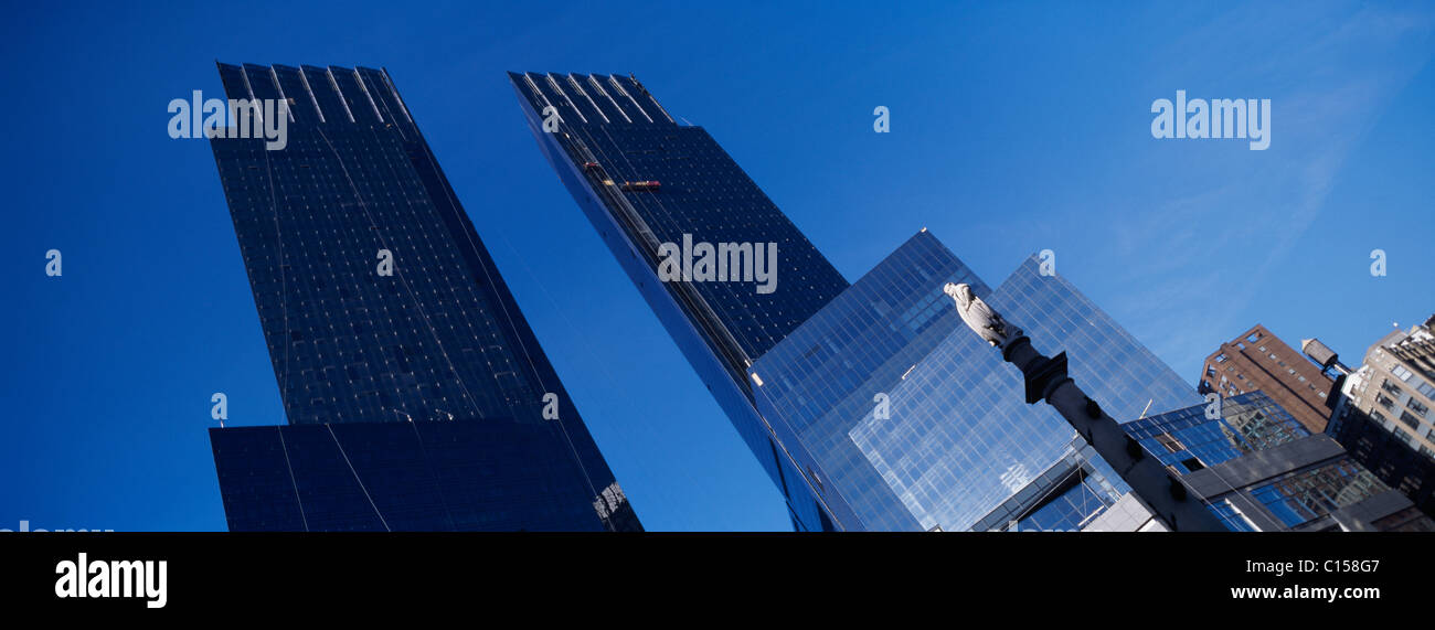 Low angle view of skyscrapers Stock Photo