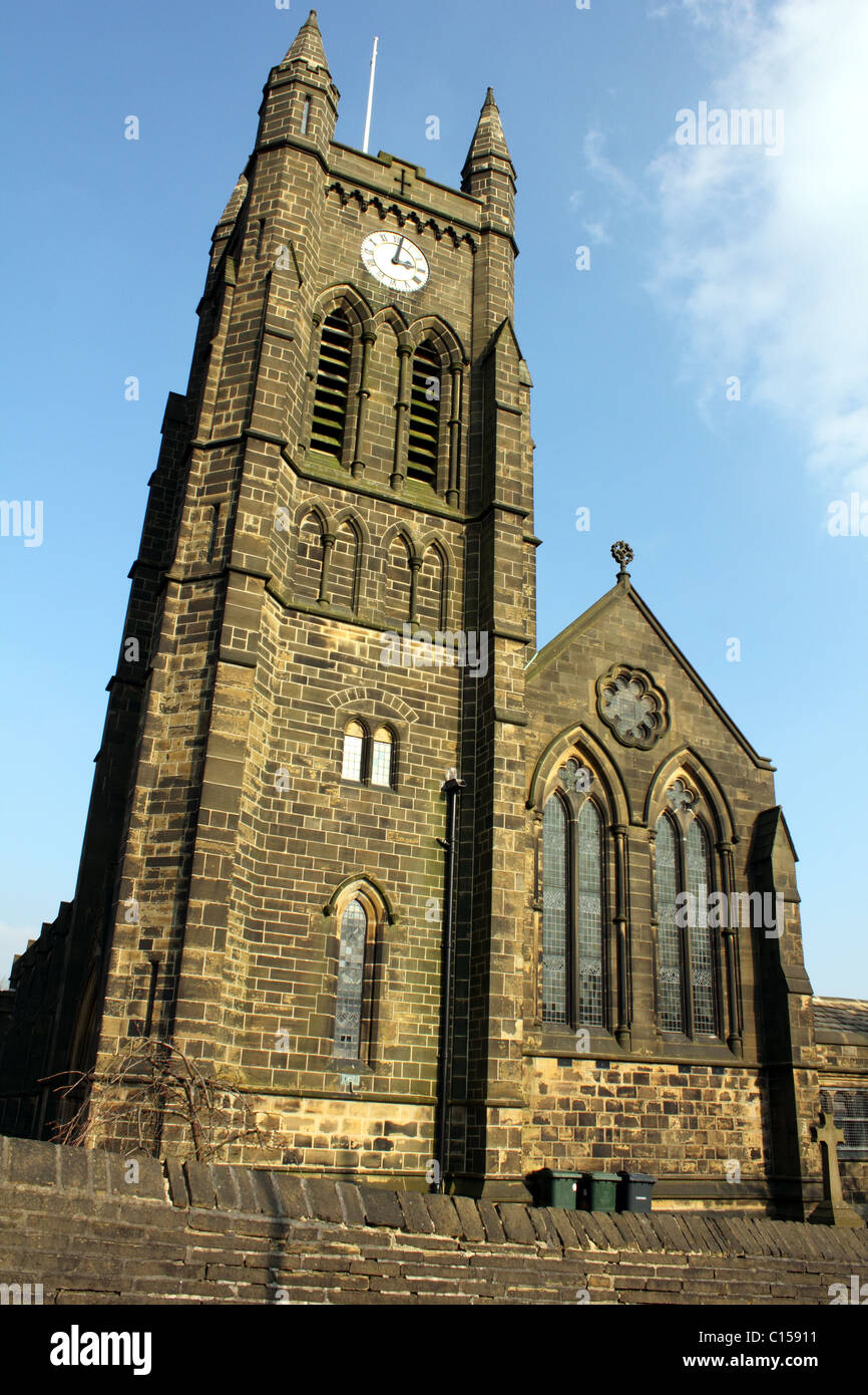 Holy Trinity Church Queensbury Stock Photo
