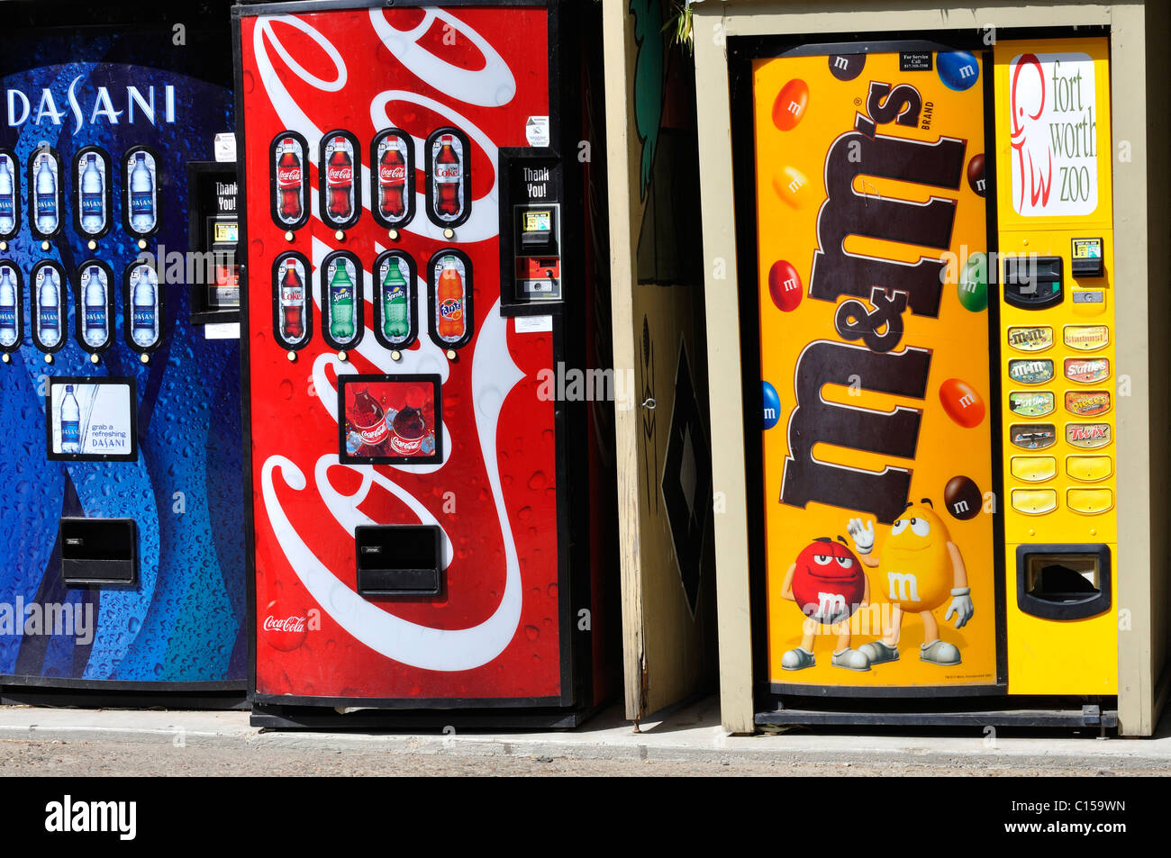 Vending machines Stock Photo