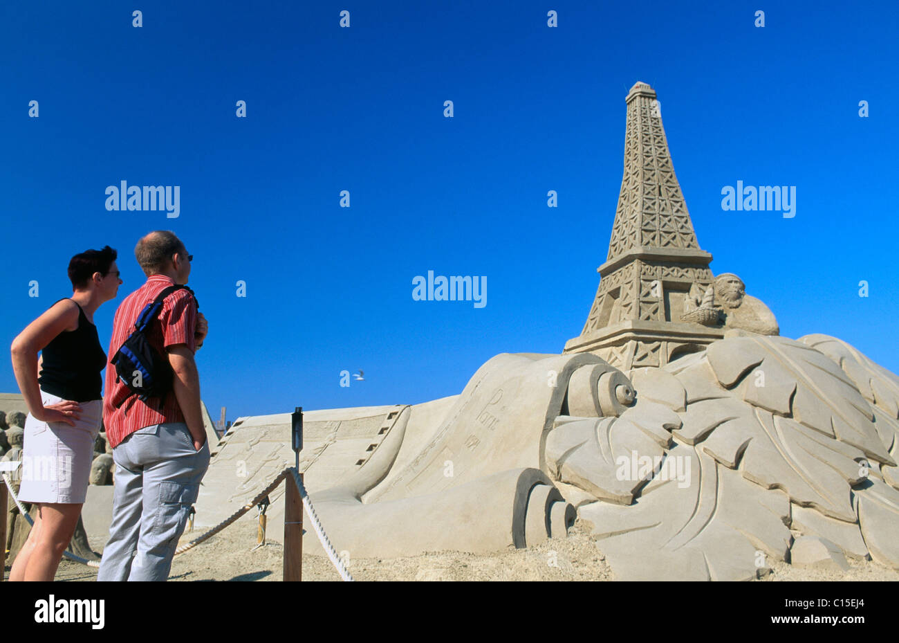 Sandworld, Travemuende, Luebecker Bucht Bay, Schleswig-Holstein, Germany, Europe Stock Photo