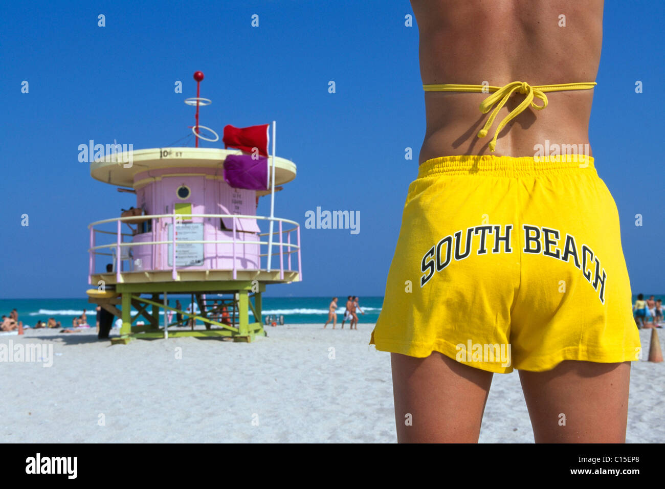 South Beach, Miami Beach, Miami, Florida, USA Stock Photo