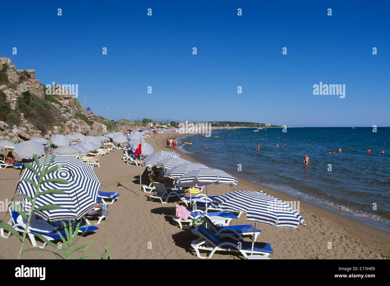 Side Beach, Turkish Riviera, Turkey Stock Photo - Alamy