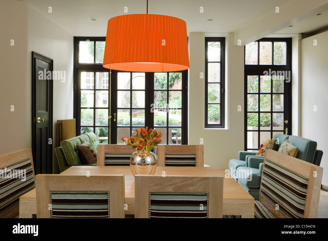 Large 2024 orange lampshade