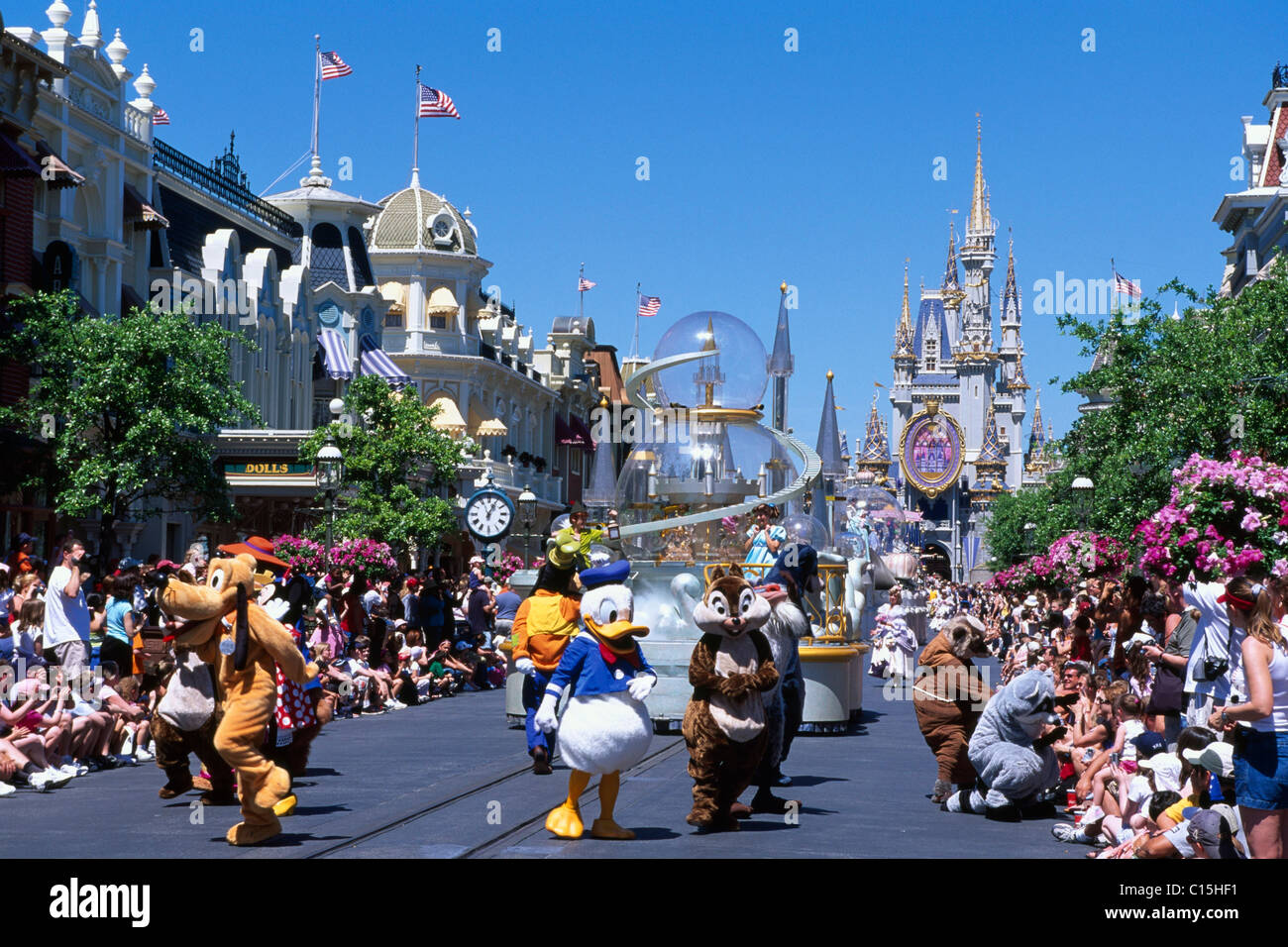 Magic Kingdom, Disneyworld, Disney World, Orlando, Florida, USA Stock Photo