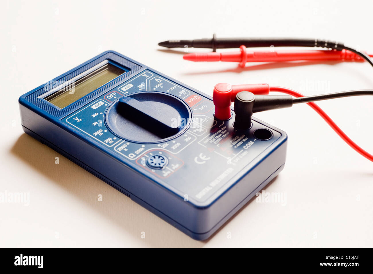 digital multimeter isolated Stock Photo - Alamy