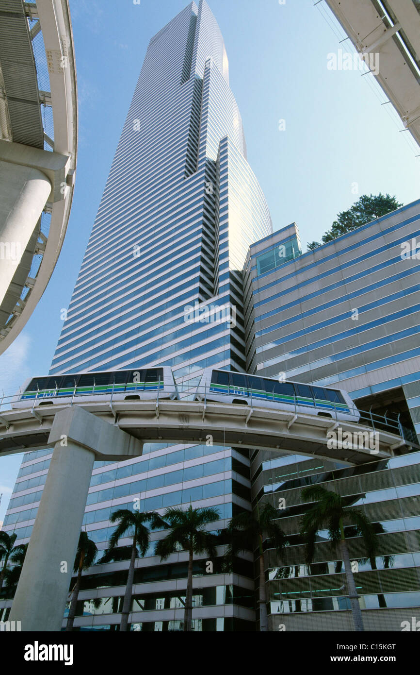 City Rail, Miami, Florida, USA Stock Photo