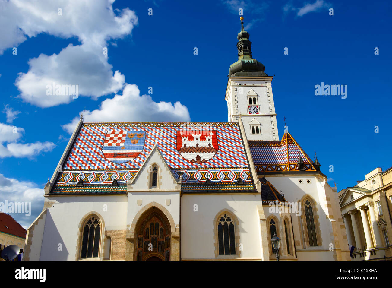 Late Gothic Church Of St Mark s Church Crkva Sv Marka Zagreb Late Gothic Church Of St Mark s Church Crkva Sv Marka Zagreb