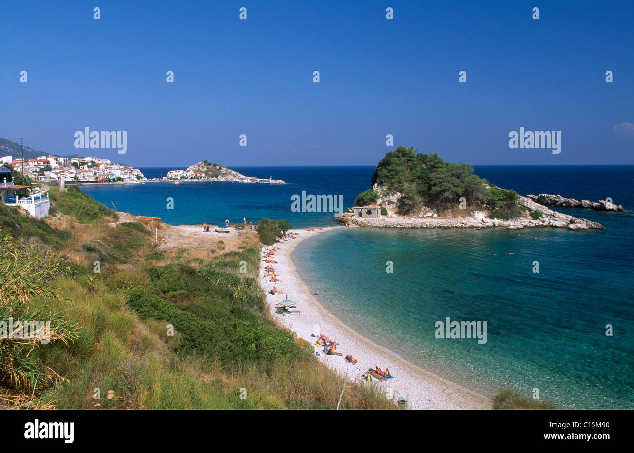 Kokkari Beach, Samos Island, Greece, Europe Stock Photo