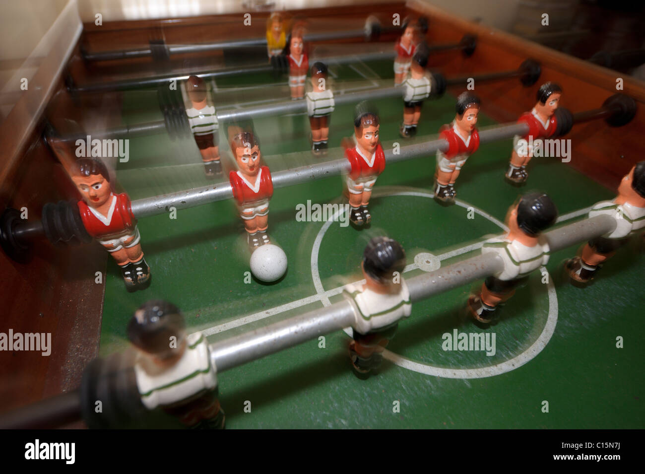 Table football players Stock Photo Alamy