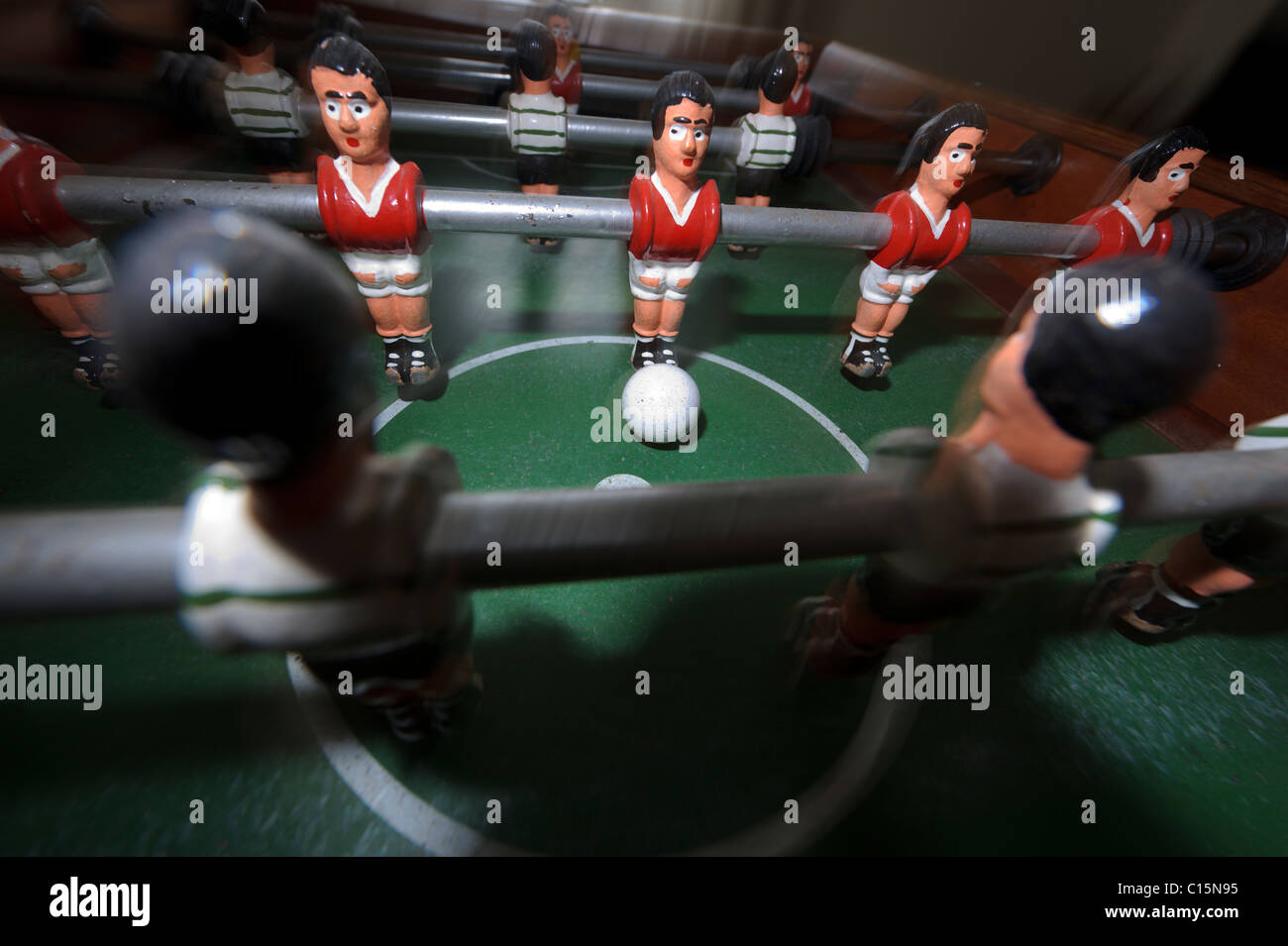 Table football players Stock Photo Alamy