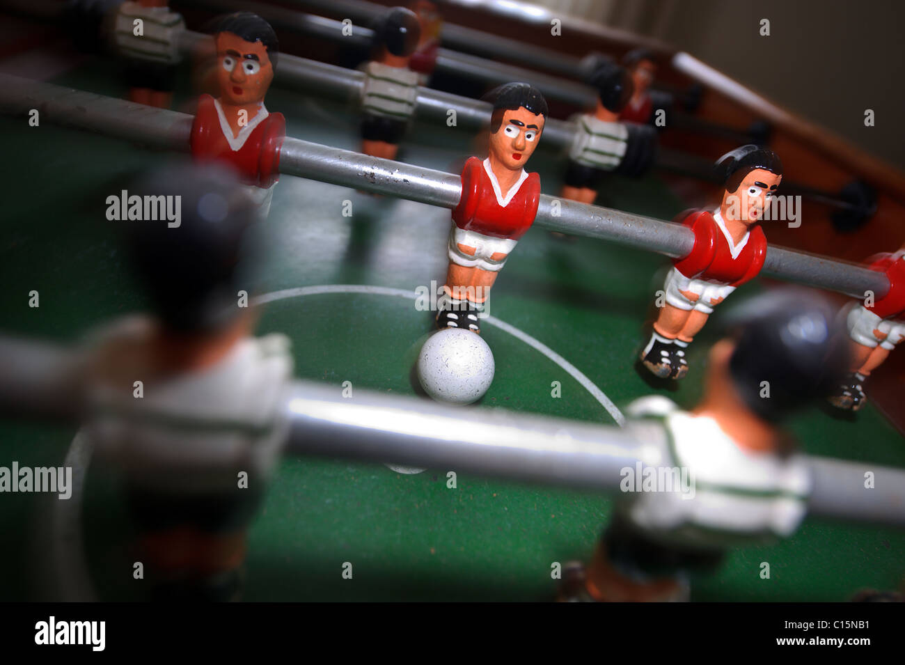 Table football players Stock Photo Alamy