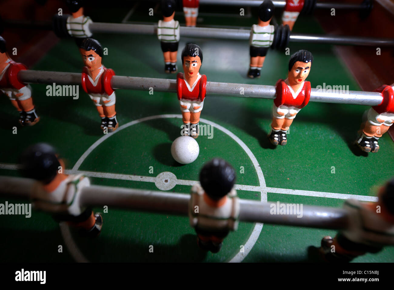 Table football players Stock Photo Alamy