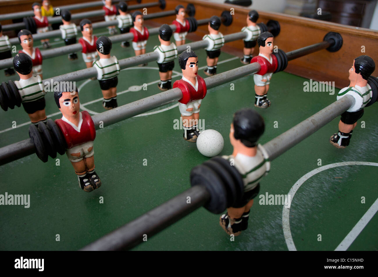 Table football players Stock Photo Alamy
