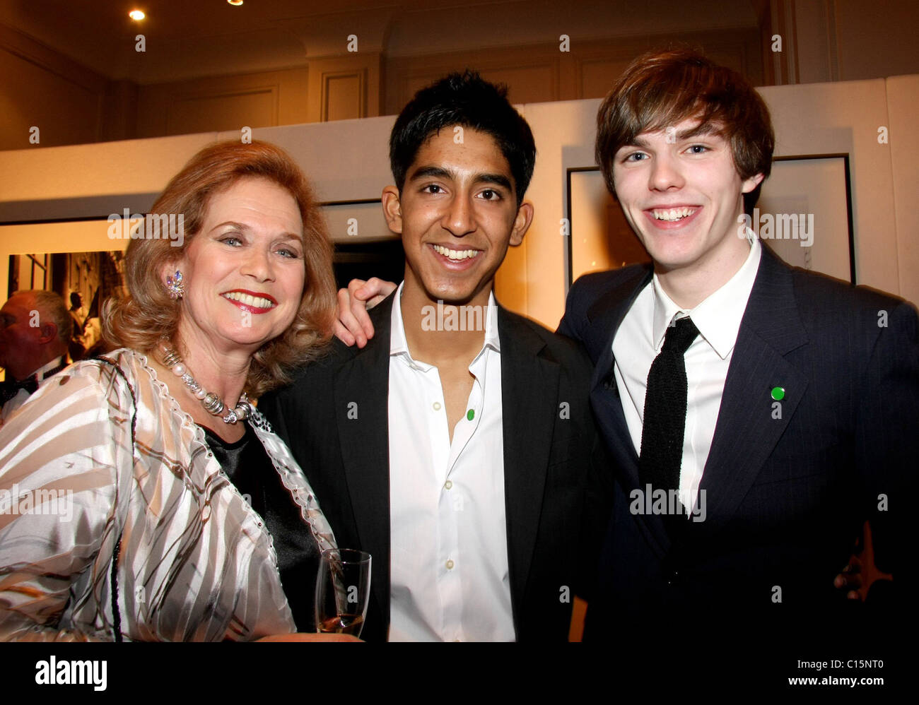 Valerie Leon, Dev Patel and Nicholas Hoult The London Film Critics