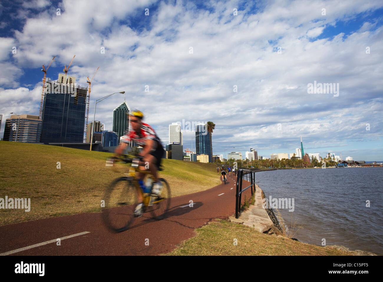 Bike Riding Perth Cycling perth australia hi-res stock photography and images - Alamy