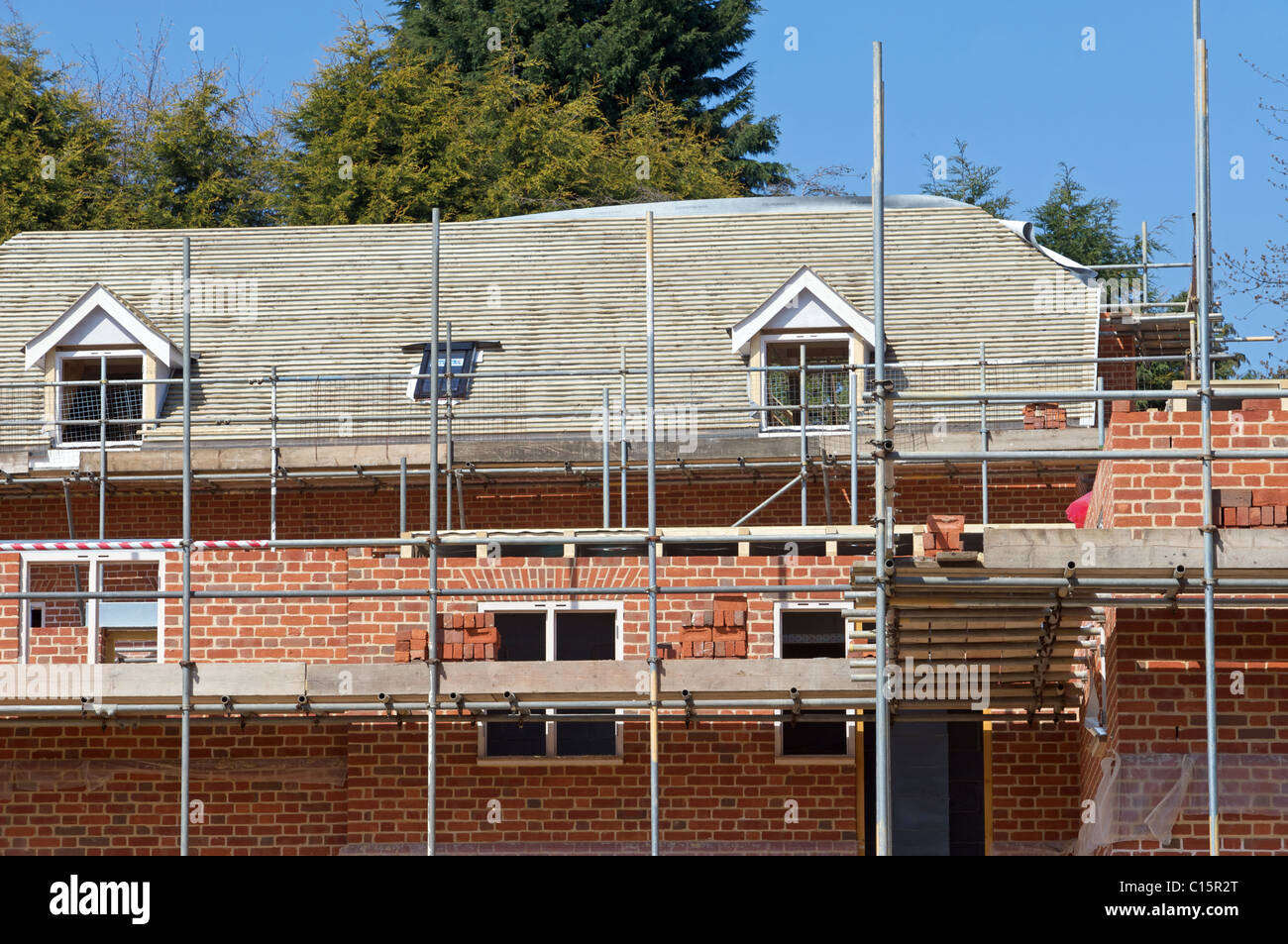 Construction of new homes, Woodbridge, Suffolk, UK Stock Photo Alamy