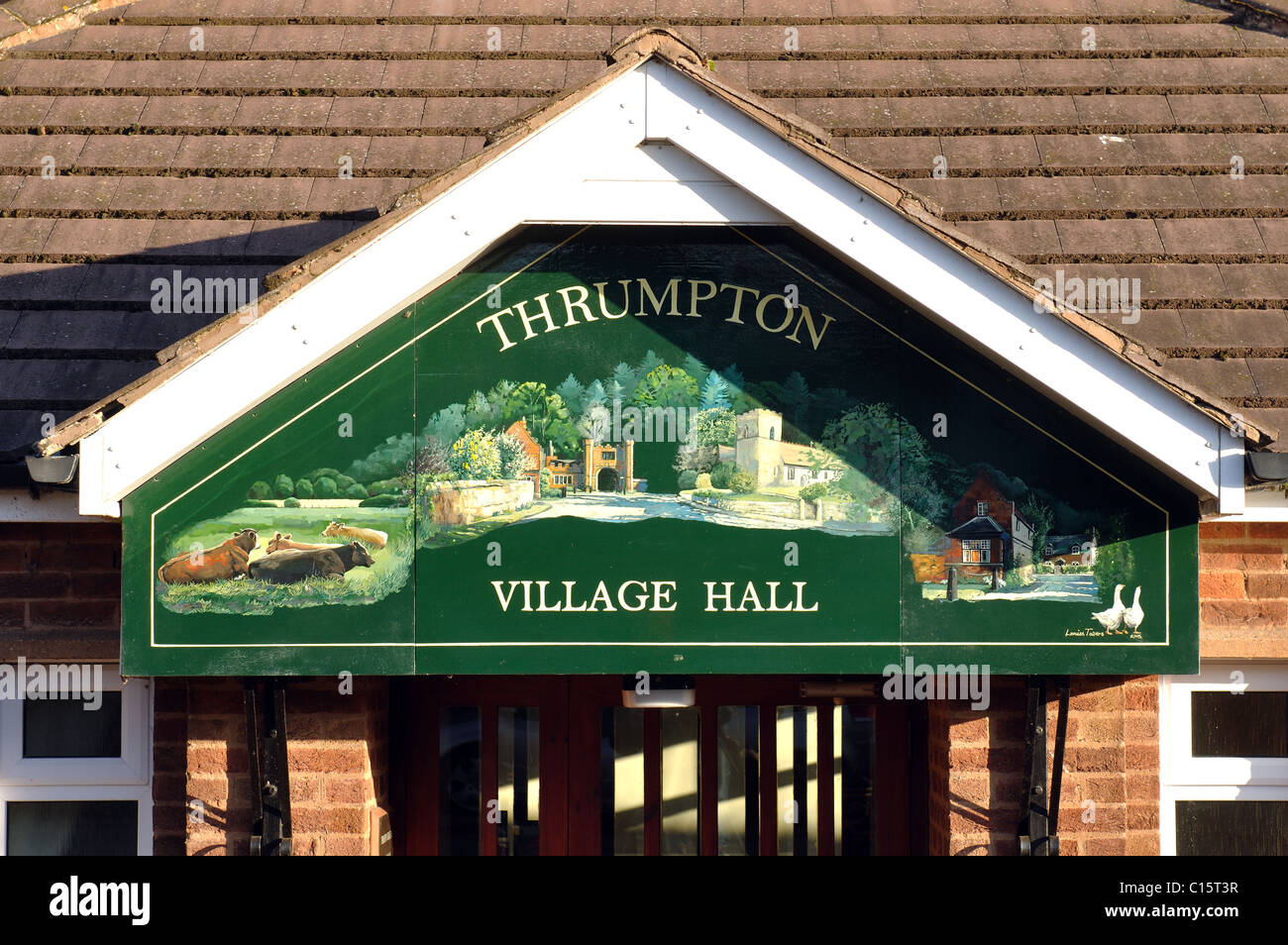 Thrumton The village hall, Thrumpton, Nottinghamshire, England, UK Stock Photo ...