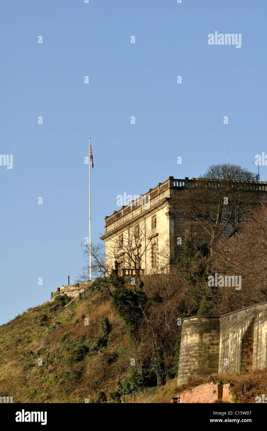 Nottingham Castle, Nottinghamshire, England, UK Stock Photo