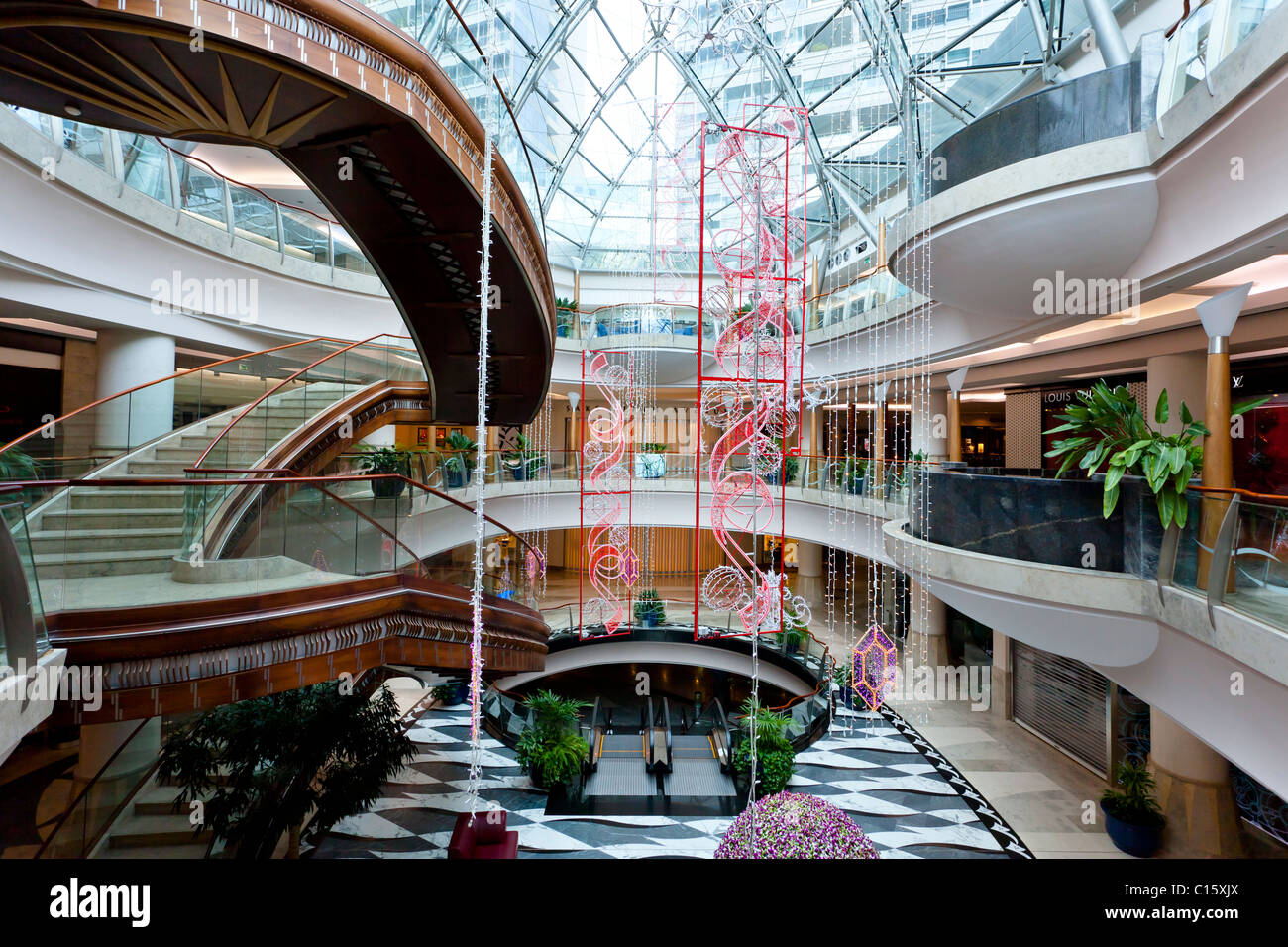 A Burjuman area shopping Mall in Bur Dubai, Dubai, UAE Stock Photo ...